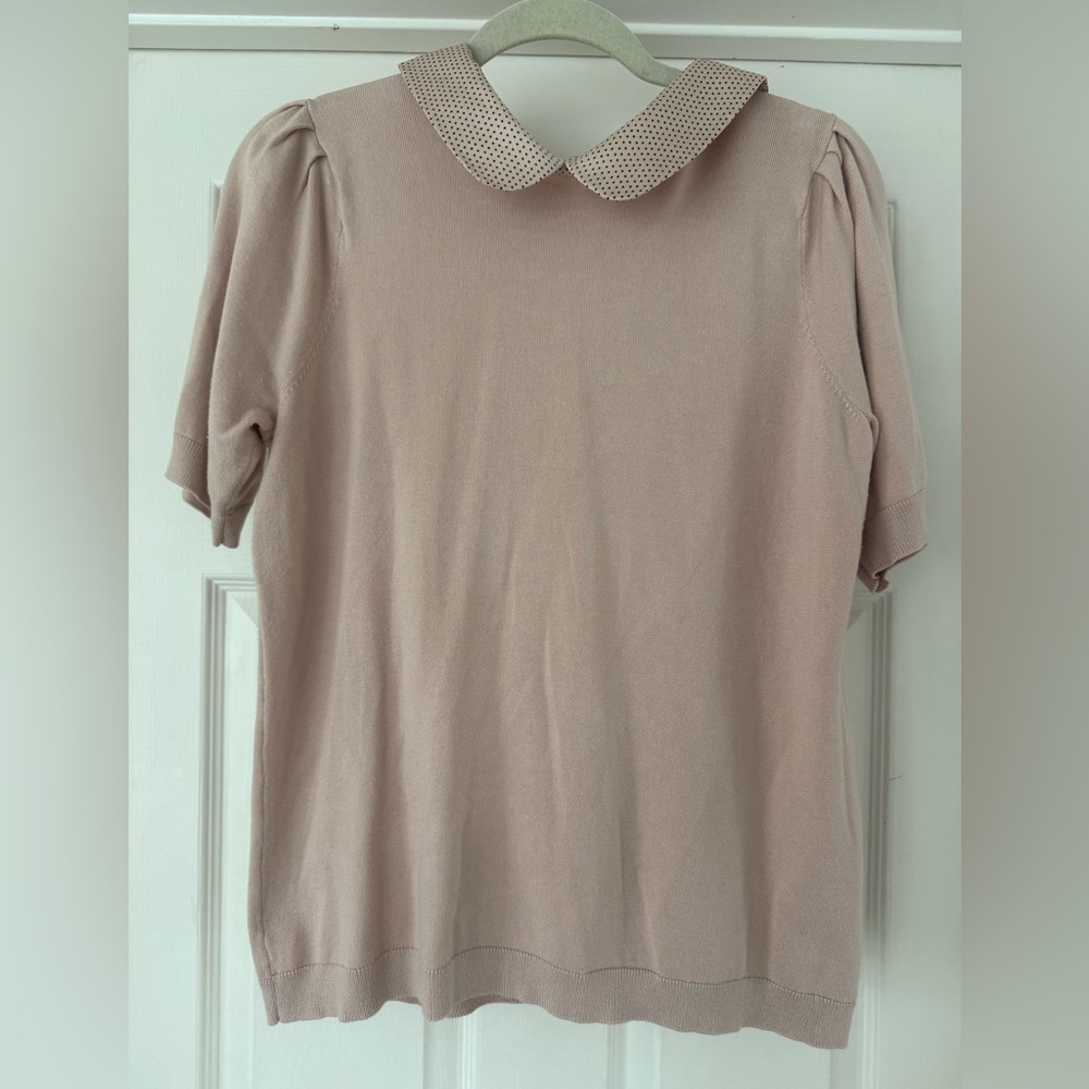 Adrianna Papell Blouse with Peter Pan Collar